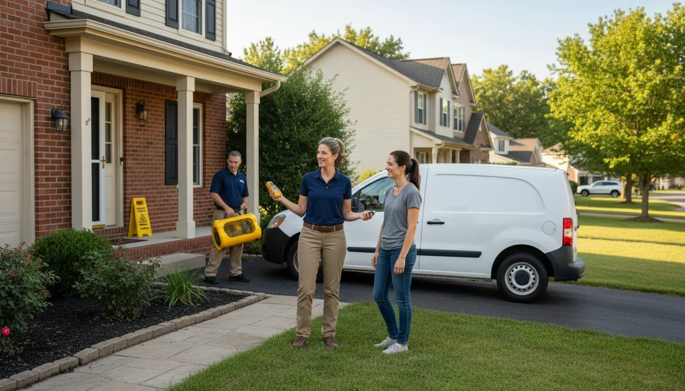 Residential water damage restoration in Lowman, ID